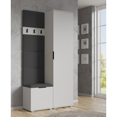 Gaiteņa skapītis CLIF ST-100, balts